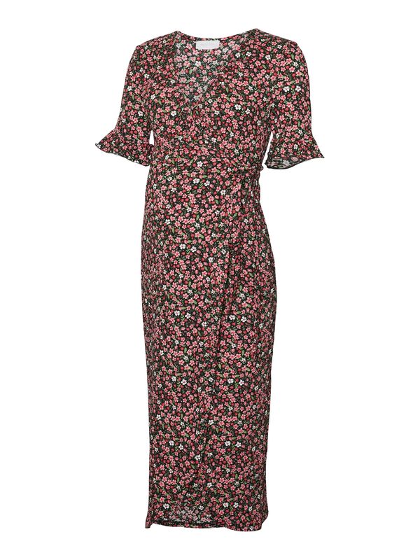 MAMALICIOUS MAMALICIOUS Obleka  zelena / grenada / črna / bela