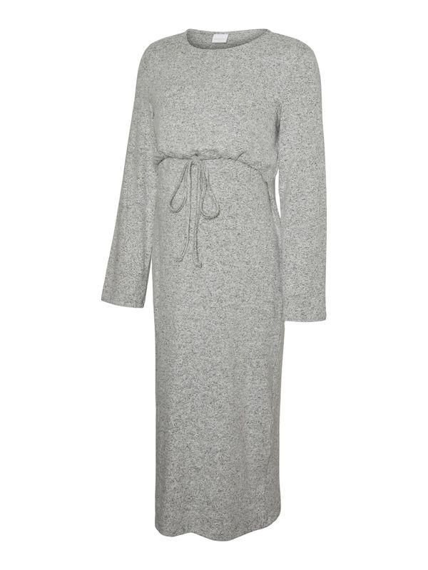 MAMALICIOUS MAMALICIOUS Pletena obleka 'MLAlice'  svetlo siva