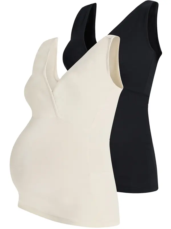 MAMALICIOUS MAMALICIOUS Top  bež / črna