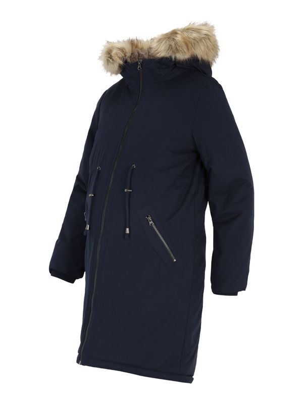 MAMALICIOUS MAMALICIOUS Zimska jakna 'Amy'  nočno modra / svetlo rjava