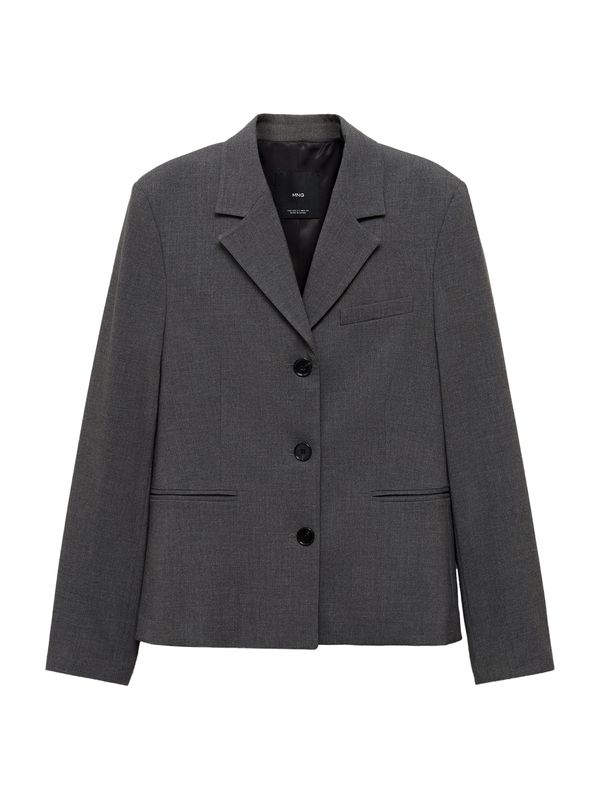 MANGO MANGO Blazer 'AVOLA'  temno siva
