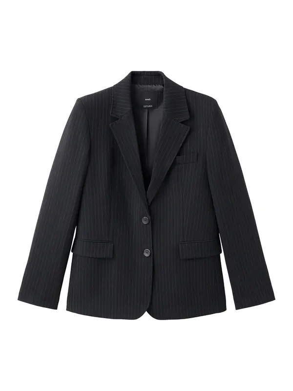 MANGO MANGO Blazer 'Bergen'  marine / bela