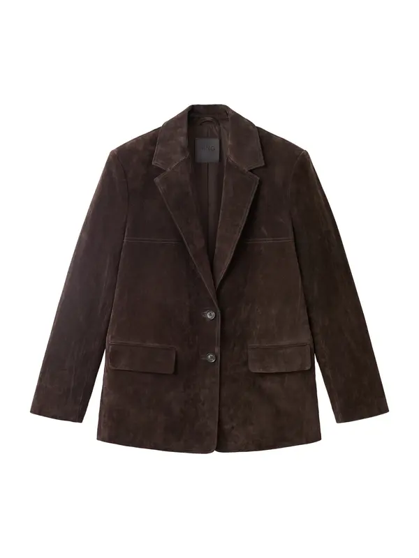 MANGO MANGO Blazer 'Berta'  čokolada