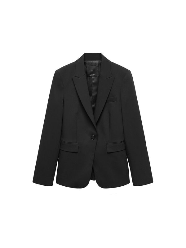 MANGO MANGO Blazer 'BOREAL'  črna