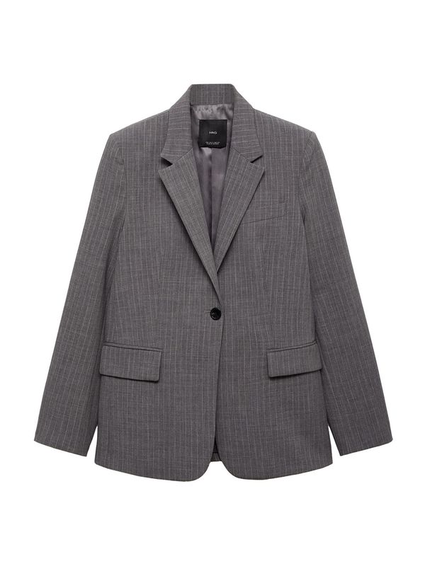 MANGO MANGO Blazer 'BOWERY'  siva / temno siva