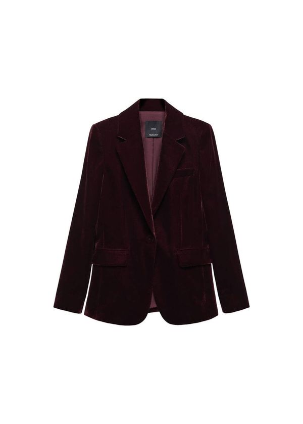 MANGO MANGO Blazer 'Combi'  bordo