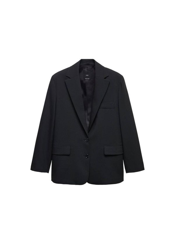 MANGO MANGO Blazer 'dipli'  črna