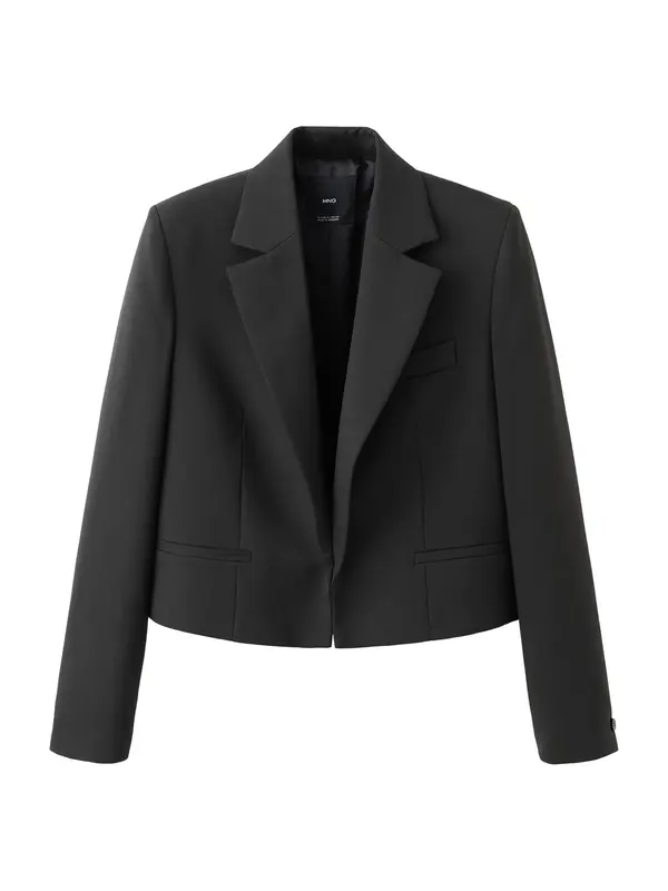 MANGO MANGO Blazer 'GARBO'  črna