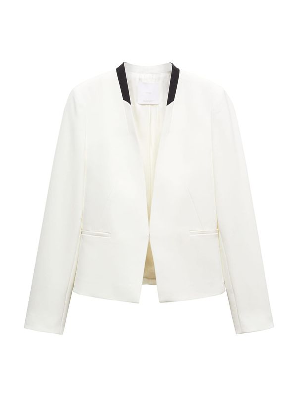 MANGO MANGO Blazer 'LELI'  črna / bela