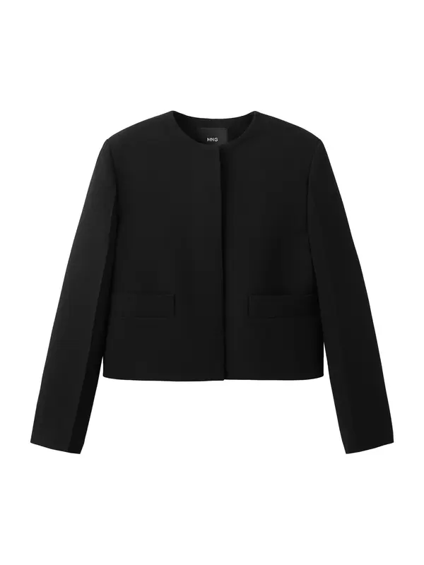 MANGO MANGO Blazer 'LOUIS'  črna