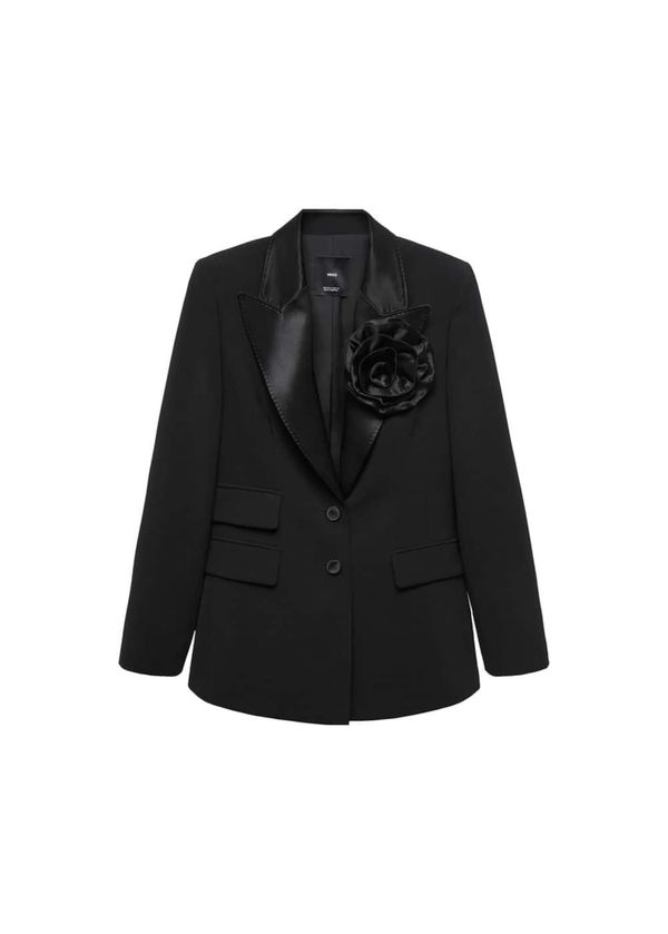 MANGO MANGO Blazer 'Malena'  črna