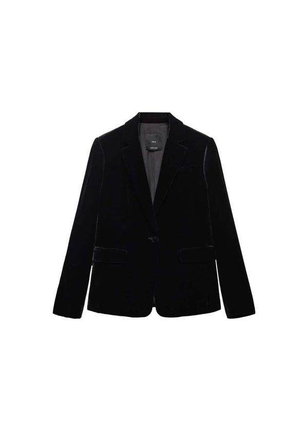 MANGO MANGO Blazer 'Monaco'  črna