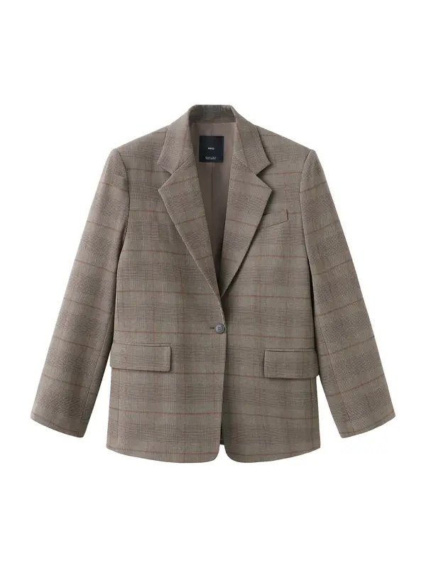 MANGO MANGO Blazer 'Monet'  brokat / črna