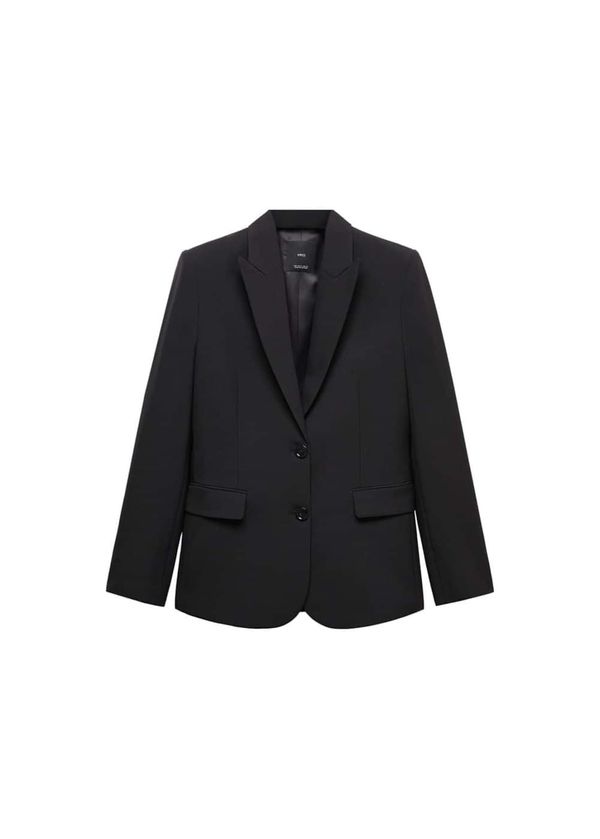 MANGO MANGO Blazer 'Nantes'  črna