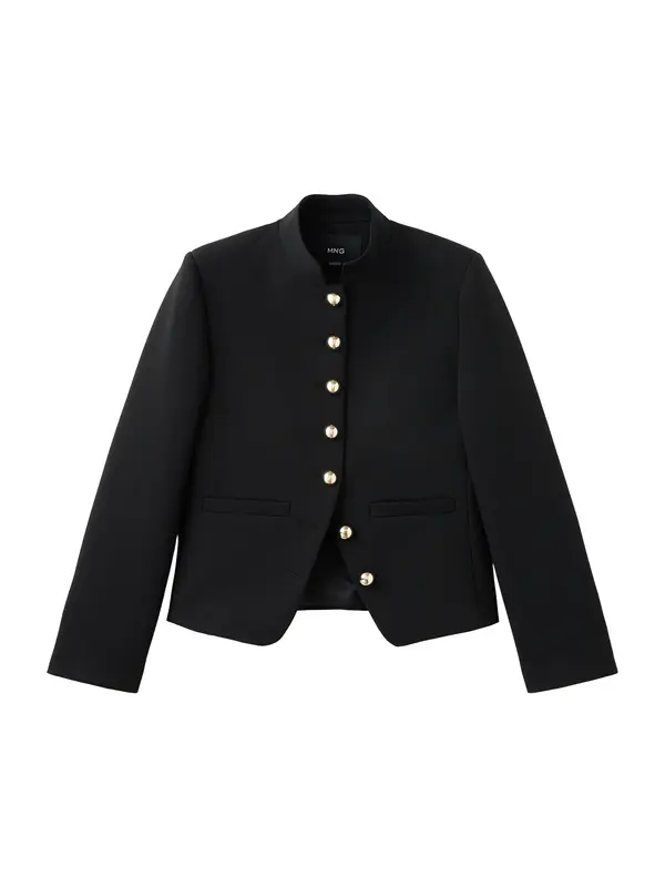 MANGO MANGO Blazer 'Negroni'  črna