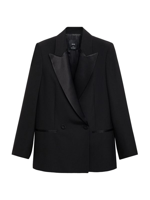 MANGO MANGO Blazer 'Nuit'  črna