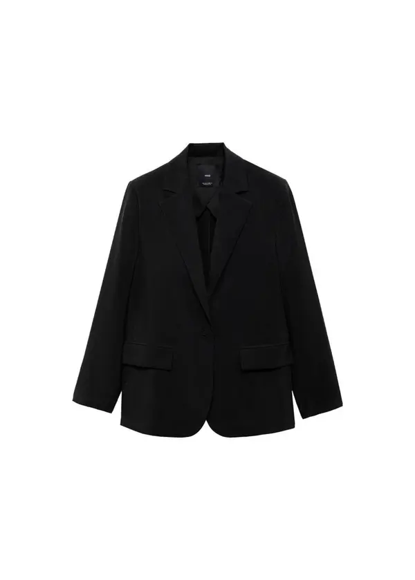 MANGO MANGO Blazer 'Su'  črna