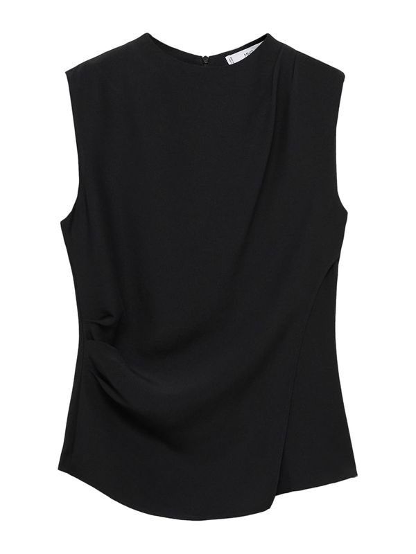 MANGO MANGO Bluza 'AREA'  črna