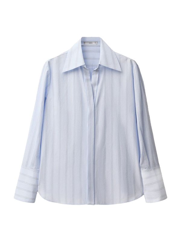 MANGO MANGO Bluza 'CHYNYR'  modra / svetlo modra / bela