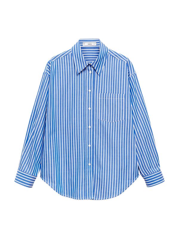 MANGO MANGO Bluza 'DOUBLE'  modra / bela