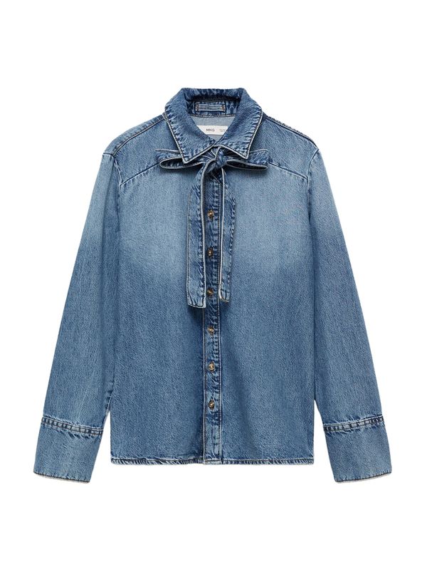 MANGO MANGO Bluza 'LANA'  moder denim