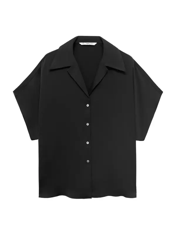 MANGO MANGO Bluza 'SASSA'  črna
