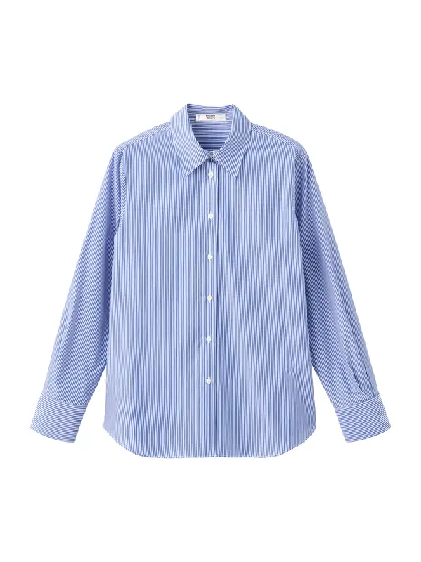 MANGO MANGO Bluza  svetlo modra / bela
