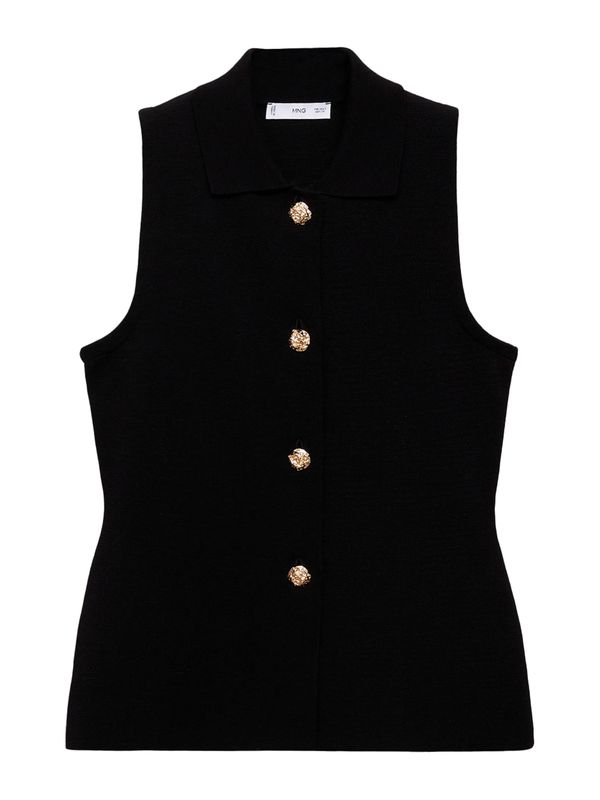 MANGO MANGO Brezrokavnik 'LULU'  črna