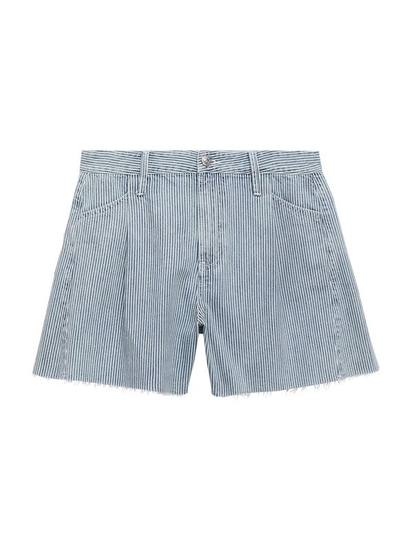 MANGO MANGO Elegantne kavbojke 'IBIZA'  moder denim / bela