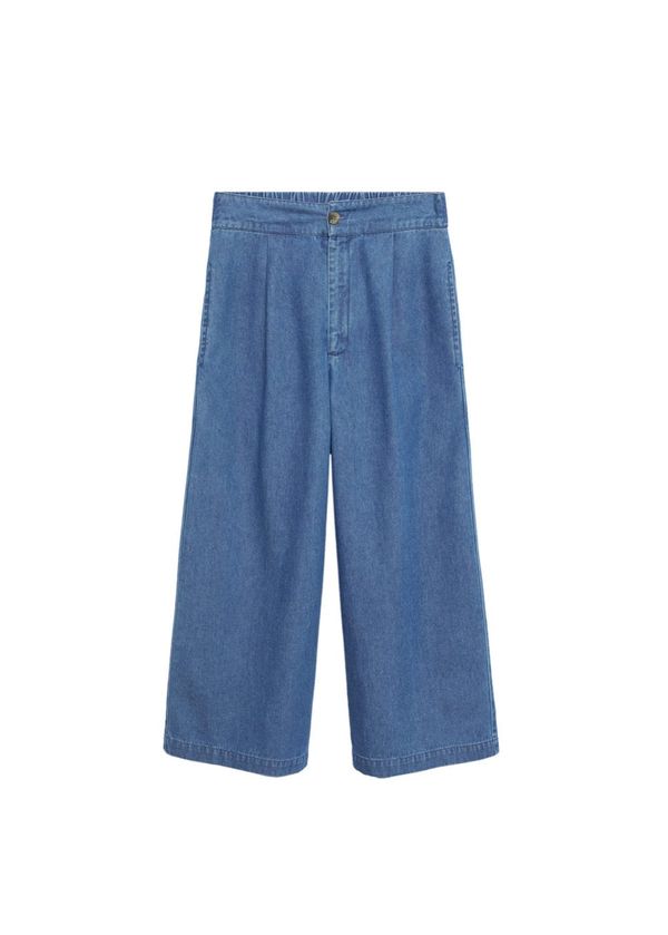 MANGO MANGO Elegantne kavbojke  moder denim