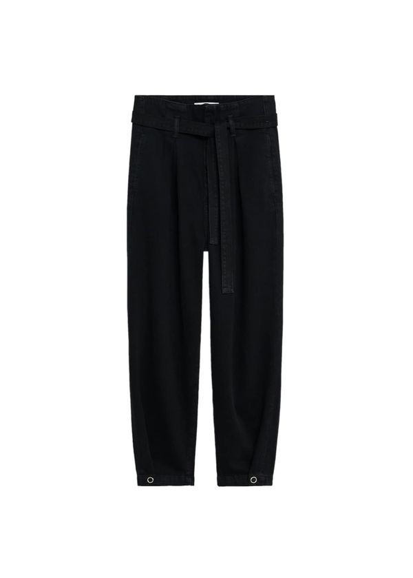 MANGO MANGO Elegantne kavbojke 'Snaps'  črna