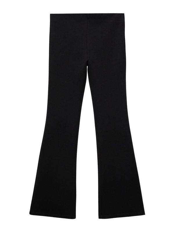 MANGO MANGO Hlače 'DELFIN'  črna