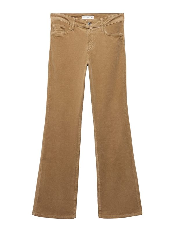 MANGO MANGO Hlače 'Fionap'  svetlo rjava