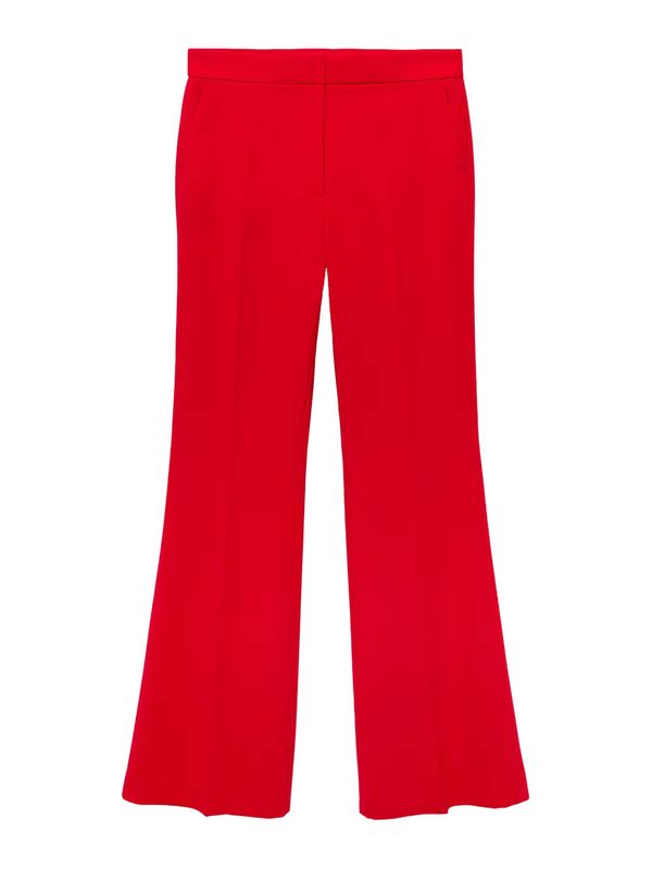 MANGO MANGO Hlače na rob 'IGUANA'  rdeča