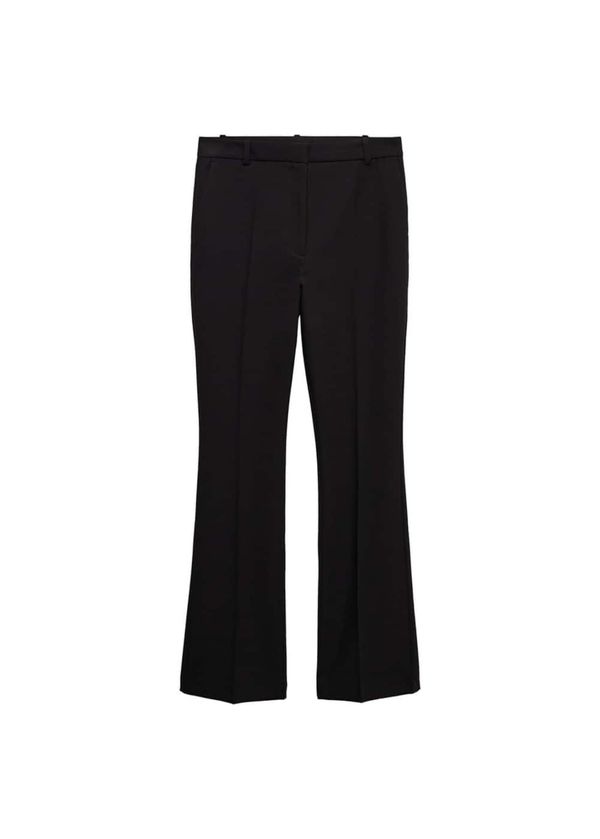 MANGO MANGO Hlače na rob 'Lisa'  črna