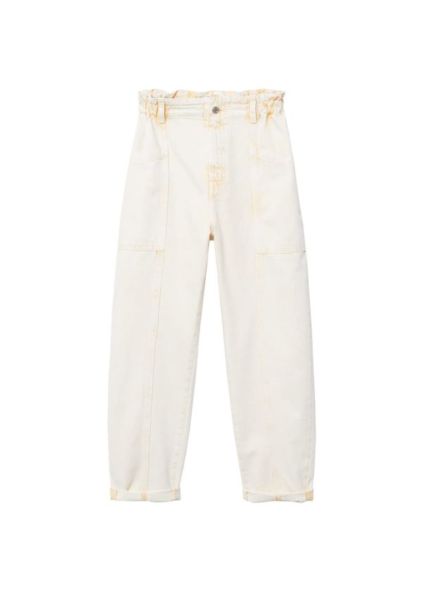 MANGO MANGO Kavbojke 'Angela'  pastelno rumena