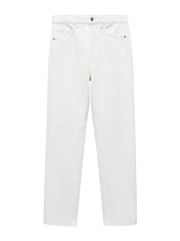 MANGO MANGO Kavbojke 'BLANCA'  bel denim