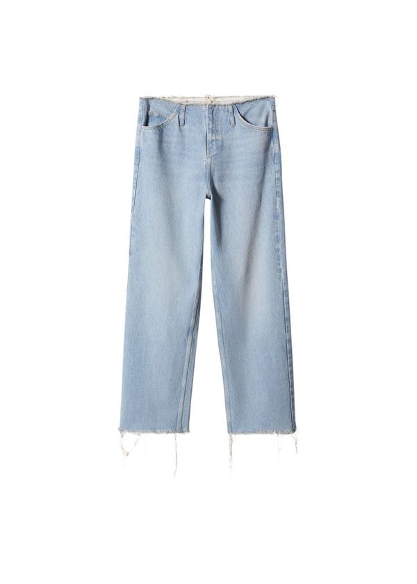 MANGO MANGO Kavbojke 'frankie'  moder denim / pastelno modra