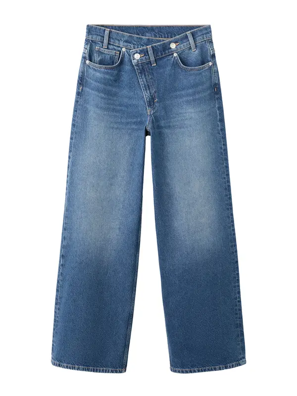 MANGO MANGO Kavbojke 'MALENE'  moder denim