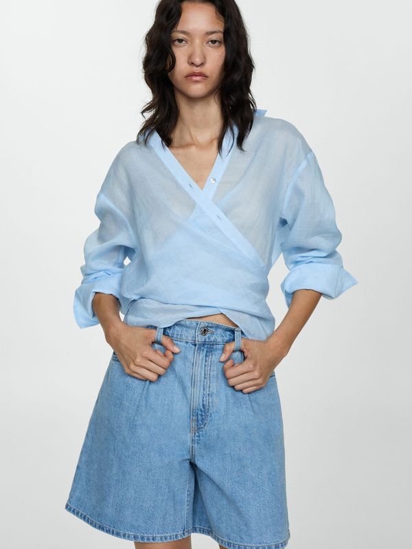 MANGO MANGO Kavbojke 'MARINA'  moder denim