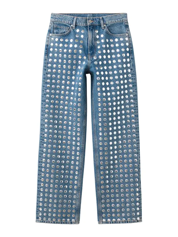 MANGO MANGO Kavbojke  moder denim