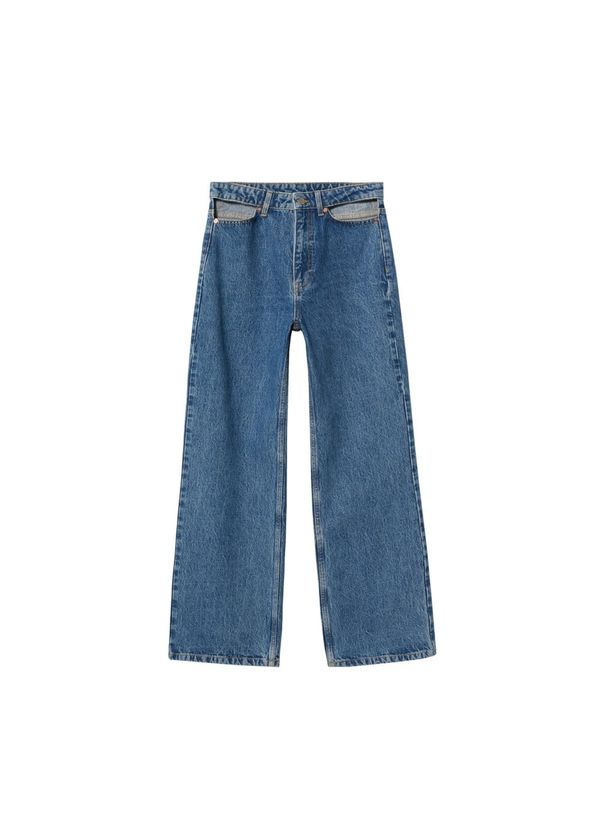 MANGO MANGO Kavbojke  moder denim