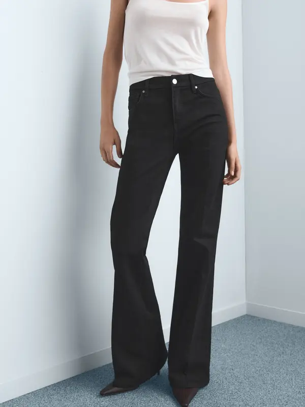 MANGO MANGO Kavbojke 'VIOLETA'  črn denim