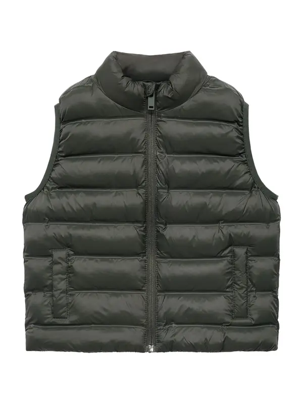 MANGO KIDS MANGO KIDS Brezrokavnik 'ALVARITO'  temno zelena
