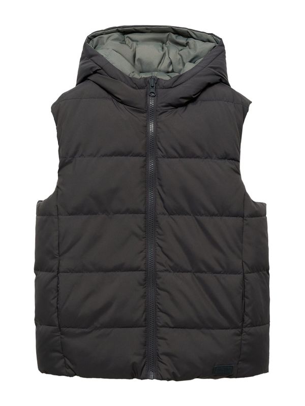 MANGO KIDS MANGO KIDS Brezrokavnik 'Mario'  antracit / jelka