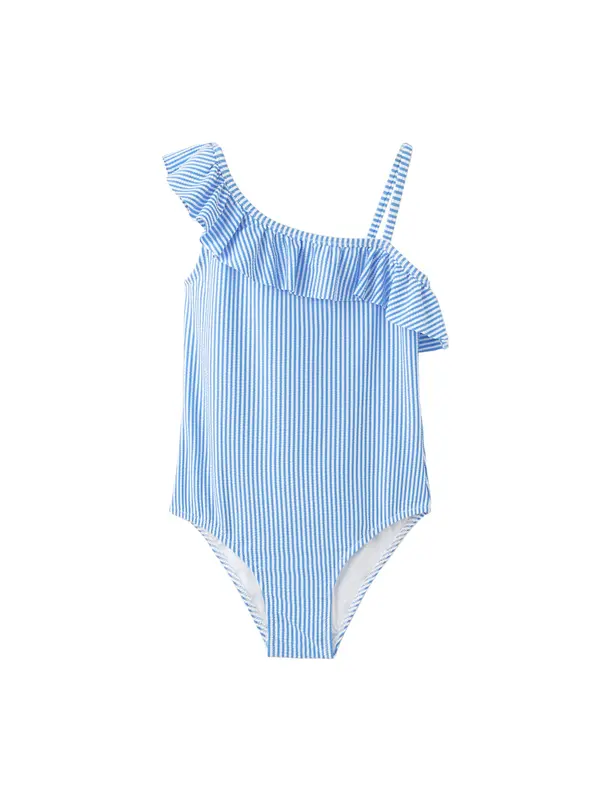 MANGO KIDS MANGO KIDS Enodelne kopalke 'FORMENKG'  azur / bela