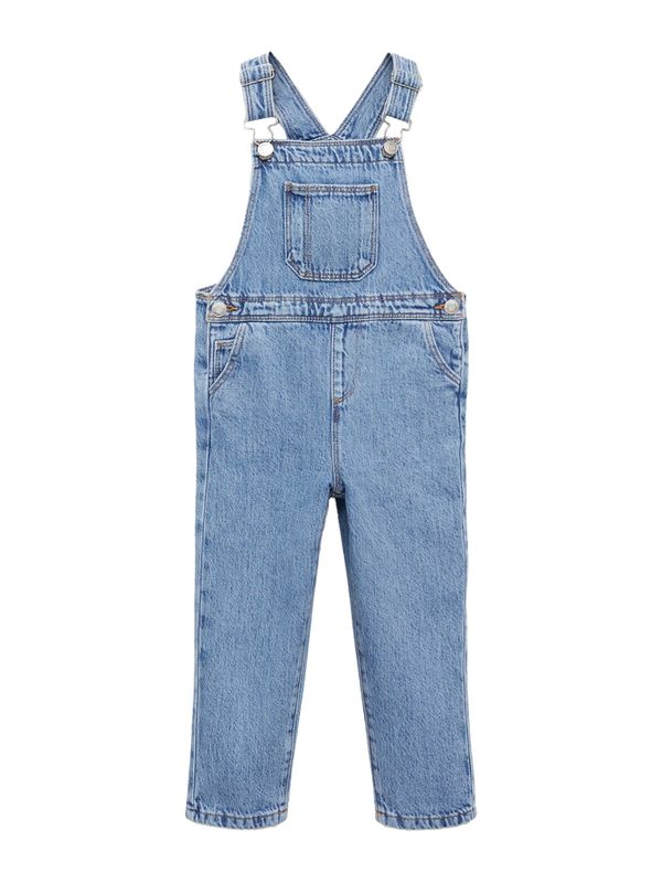 MANGO KIDS MANGO KIDS Hlače z naramnicami 'LUCAS'  svetlo modra