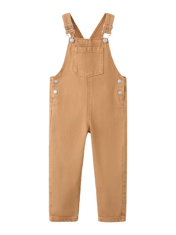 MANGO KIDS MANGO KIDS Hlače z naramnicami 'TIBIDABO'  svetlo rjava