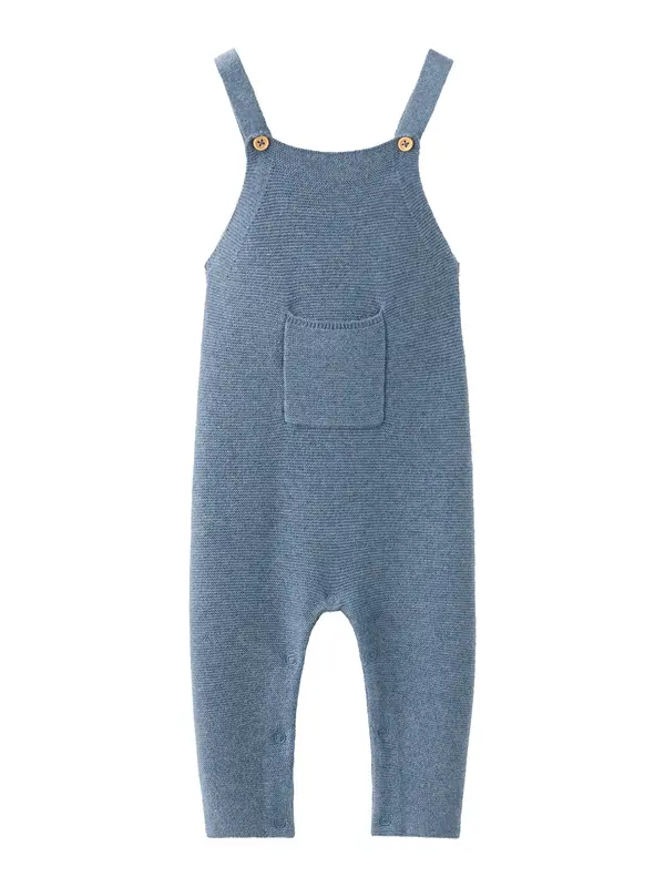 MANGO KIDS MANGO KIDS Hlače z naramnicami 'YORK1'  modra