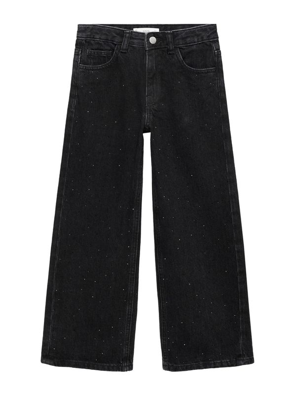 MANGO KIDS MANGO KIDS Kavbojke 'Rain'  črn denim